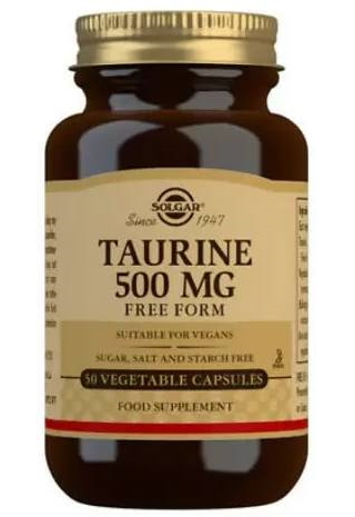 Солгар Таурин, капсулы 500 мг, 50 шт. солгар натуральная клюква с витамином с капсулы 60 шт