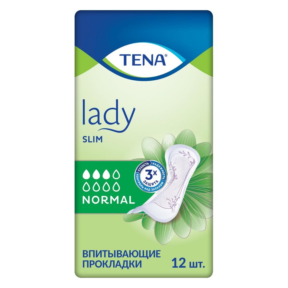 

Тена, Прокладки Lady Слим нормал, 12 шт
