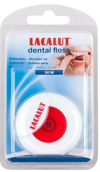 Лакалют Дентал, зубная нить, 50 м lp care нить зубная dental mint 1