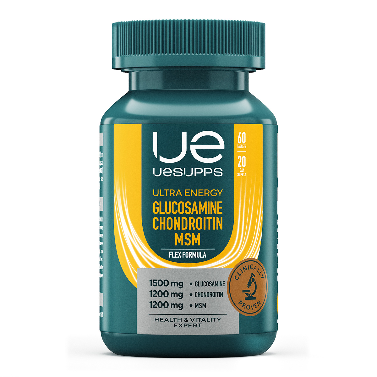 UESUPPS Ультра Энерджи Глюкозамин Хондроитин МСМ таблетки 60 шт 2360₽