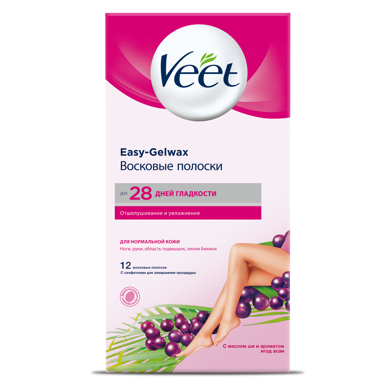

Veet, восковые полоски
