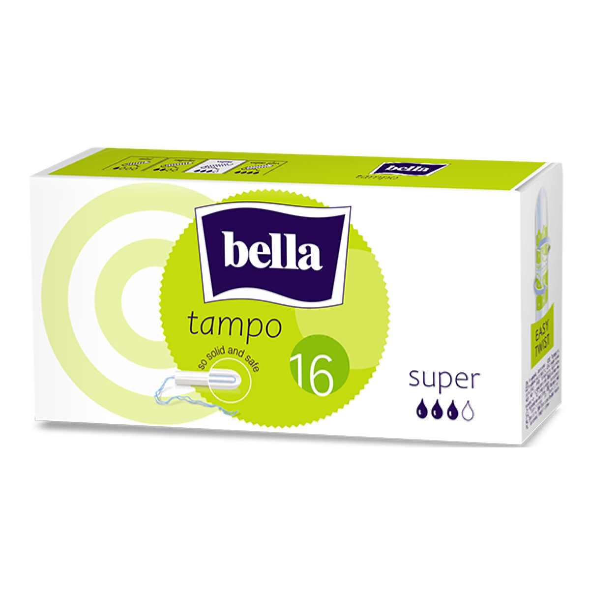 

Тампоны Bella tampo Premium Comfort super без аппликатора, 16 шт.