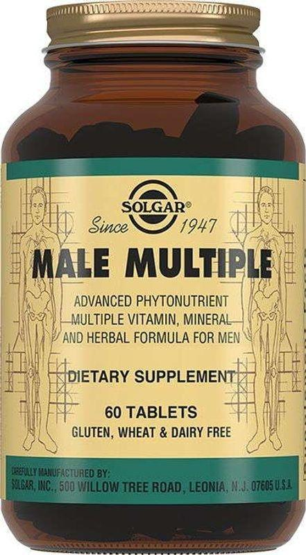 Солгар мультивитаминный и минеральный комплекс для мужчин, таблетки, 60 шт. солгар комплекс для пищеварения таблетки 100 шт