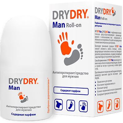 

Драй Драй Мен, антиперспирант для мужчин, 50 мл