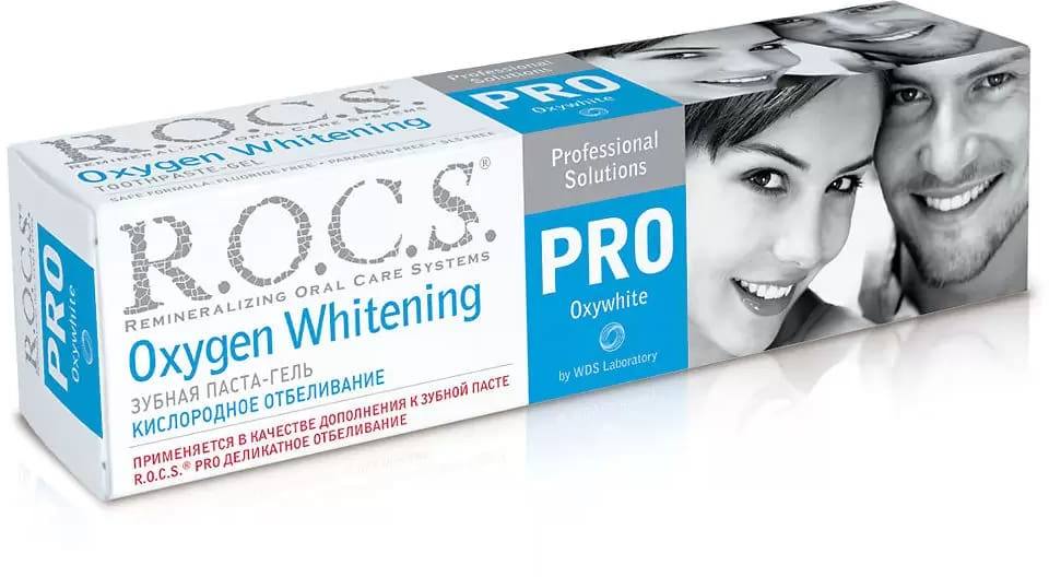 

Rocs PRO, зубная паста Кислородное Отбеливание, 60 г