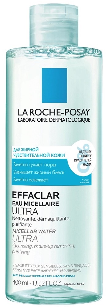 

La Roche-Posay Effaclar Ultra раствор мицеллярный 400 мл, 1 шт.