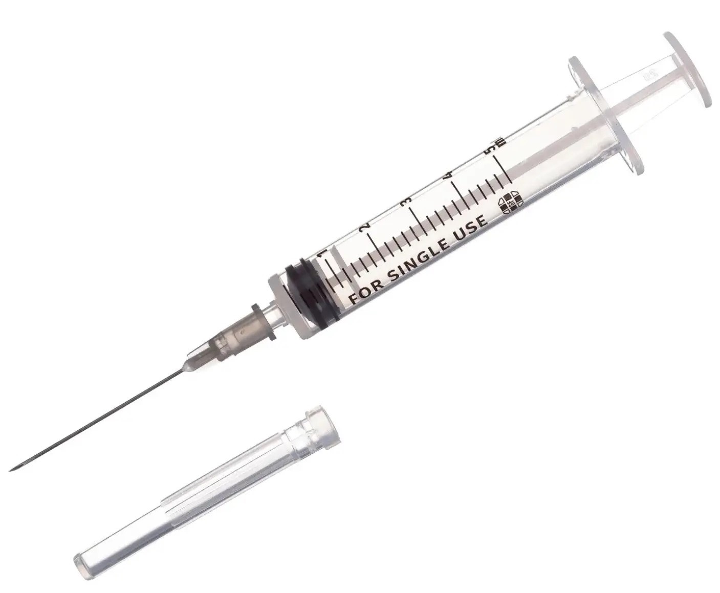 SF Medical Шприц одноразовый 3-х компонентный 5 мл с иглой 22G (0,7 х 40 мм), шт.1