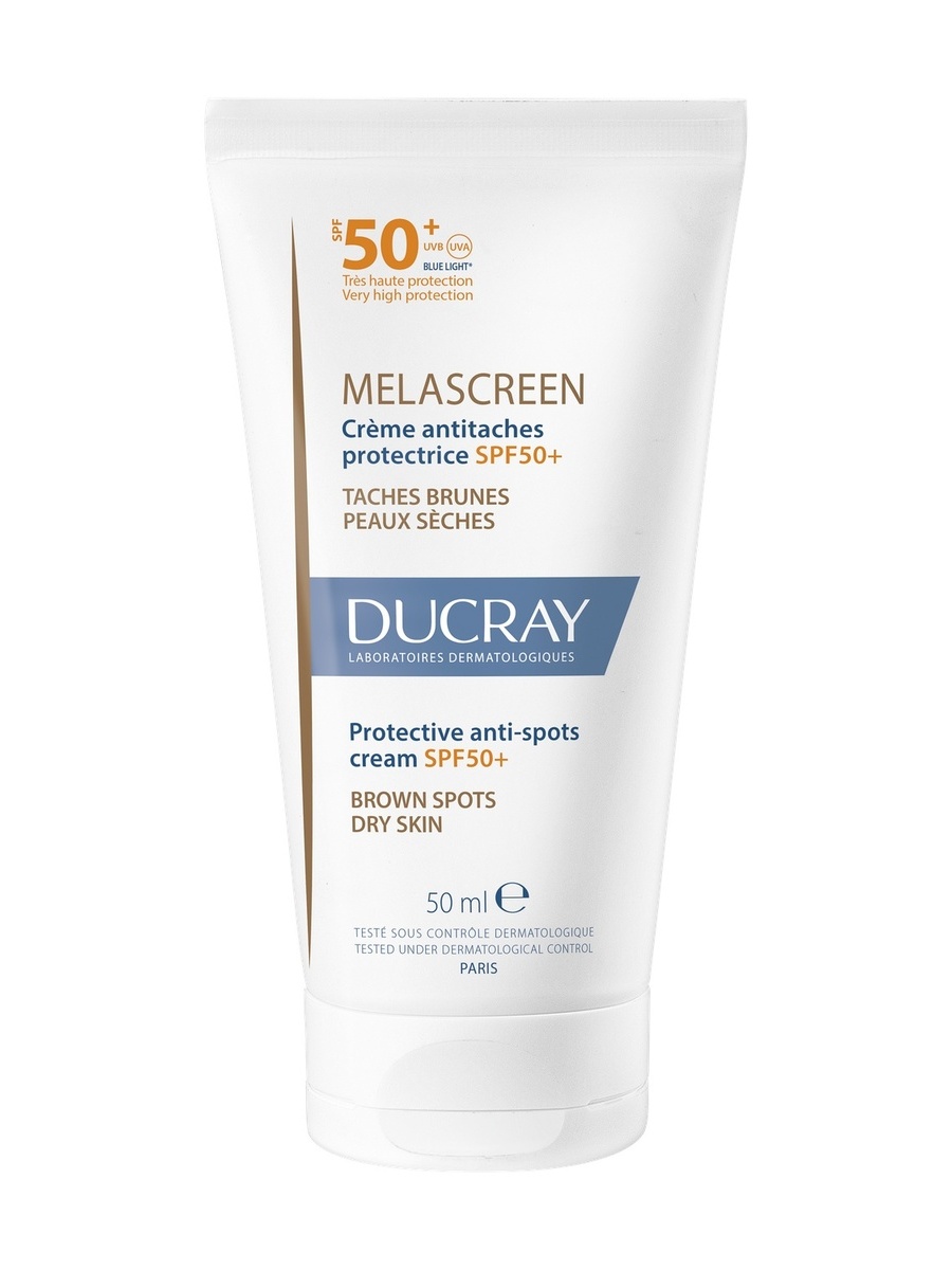 Ducray Melascreen, крем защитный против пигментации SPF50+, 50 мл