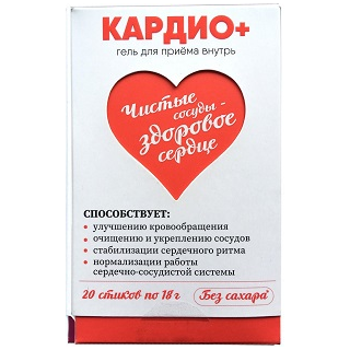 Кардио гель двнут прим стик-пакеты 18 г х20 739₽