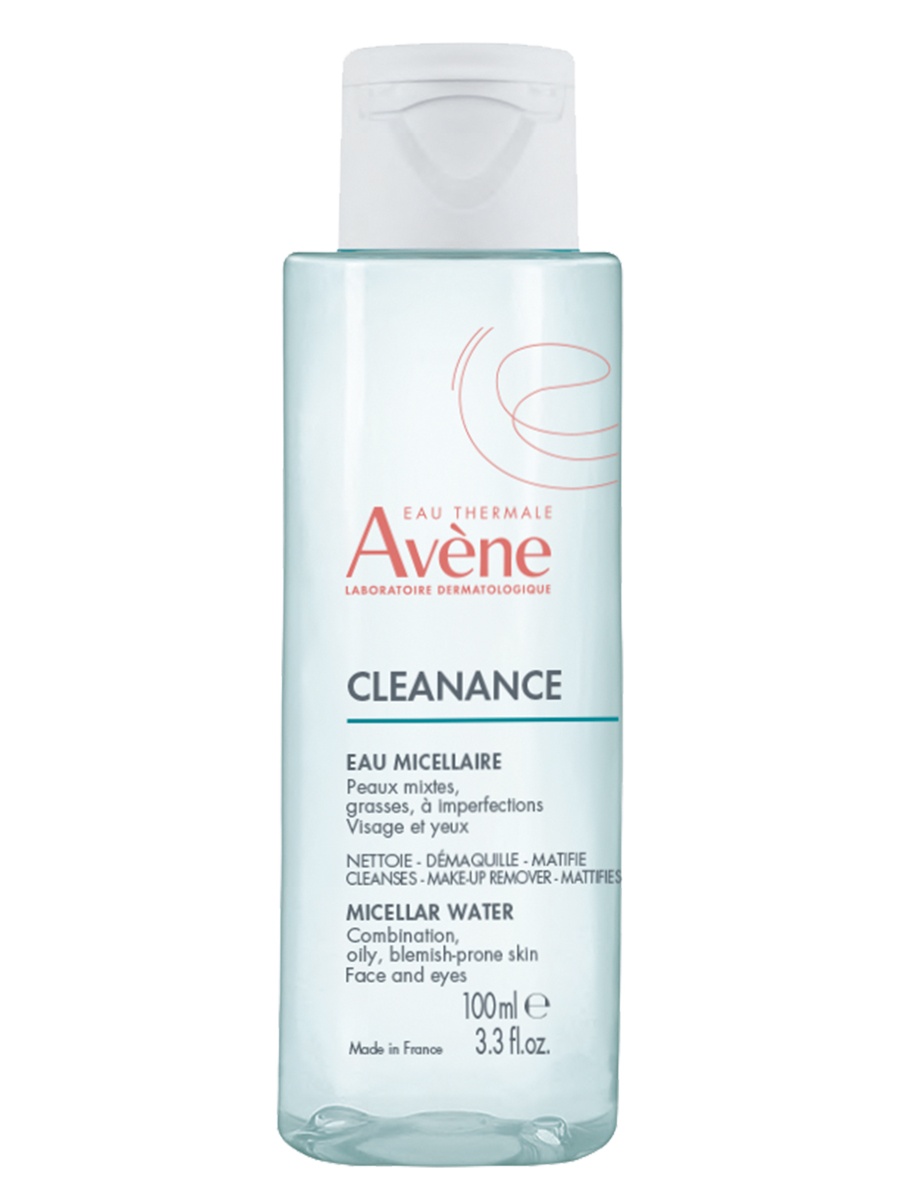 Avene Cleanance, вода мицеллярная для жирной кожи склонной к акне, 100 мл