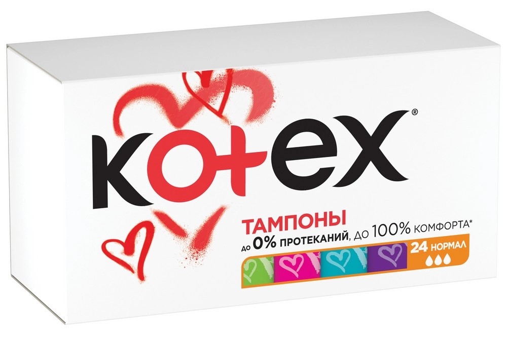 

Kotex Нормал тампоны, 24 шт.