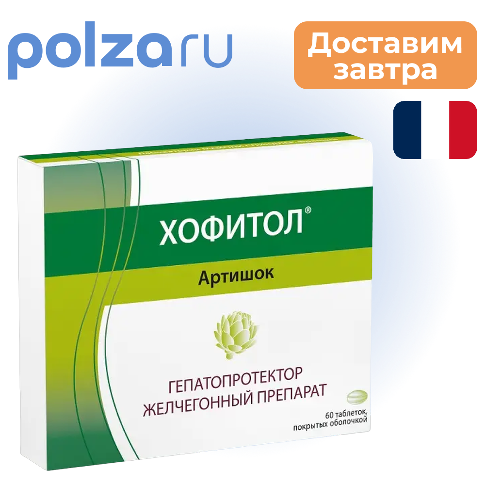 

Хофитол, таблетки 200 мг, 60 шт.