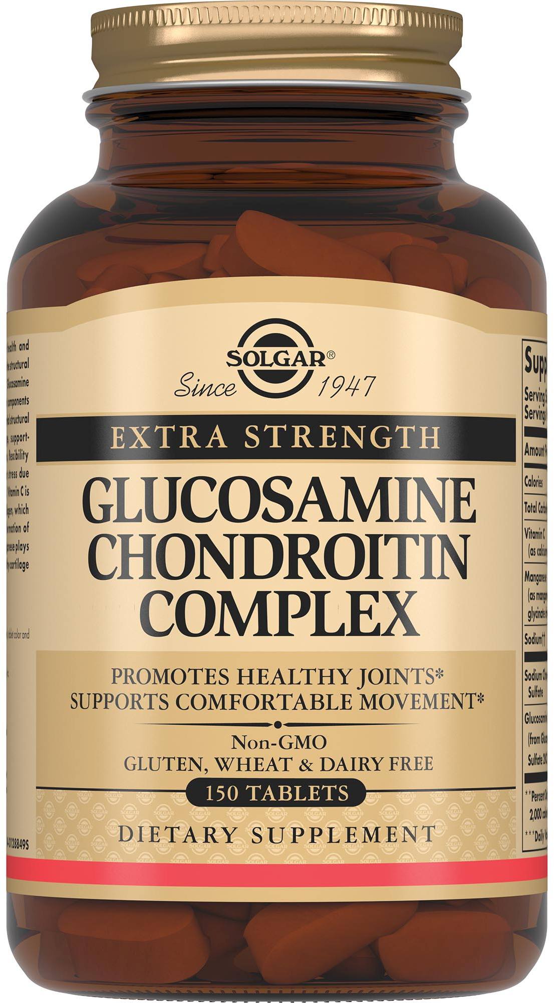 Солгар Глюкозамин-Хондроитин плюс, таблетки, 150 шт. солгар гхк глюкозамин хондроитин мсм таб 60