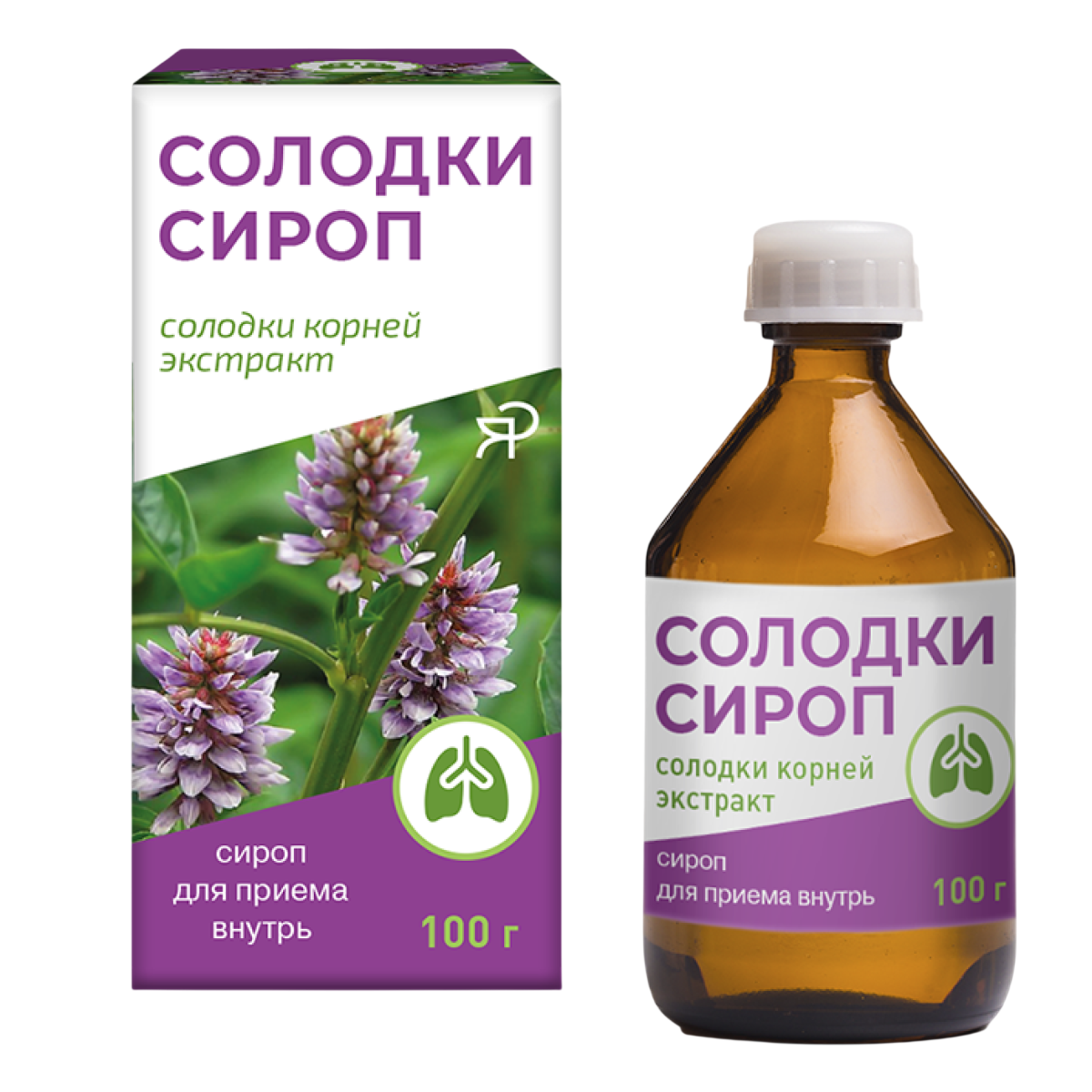Солодки сироп, флакон, 100 г