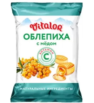 Виталор, карамель (облепиха, мед и витамин С), 60 г