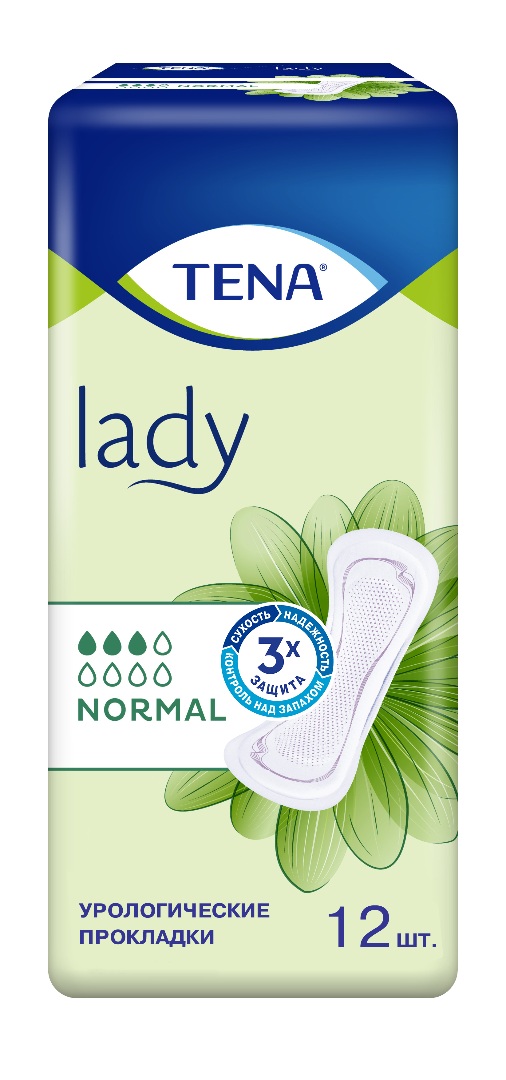 TENA Lady Normal  прокладки, 12 шт. lady