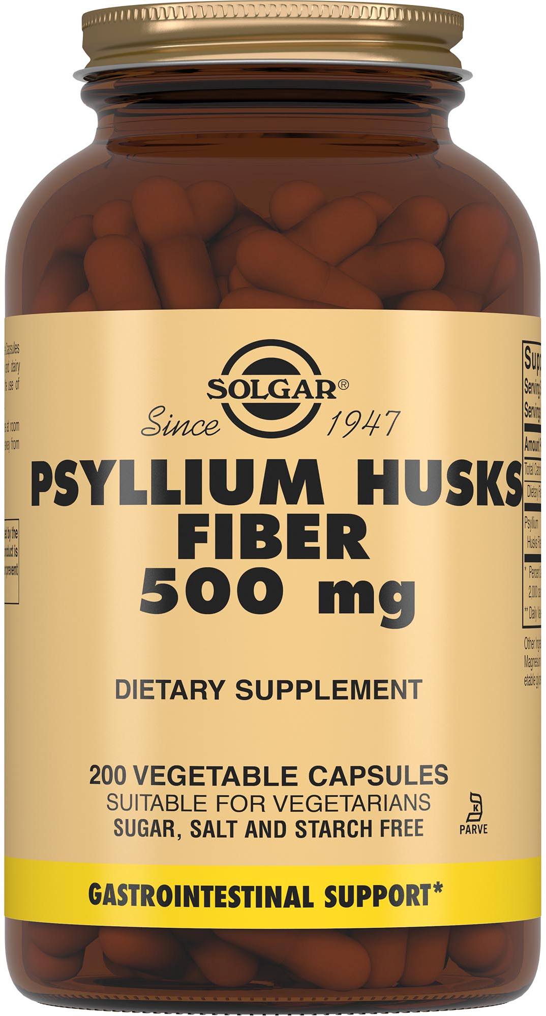 Солгар Псиллиум пищевые волокна, капсулы 500 мг, 200 шт. эмерджентные пищевые зоонозы