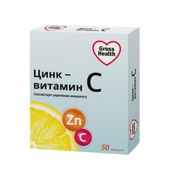 Gross Hertz цинк-витамин с таблетки 210 мг №50