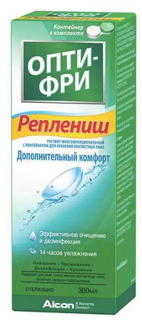 

Раствор для линз Опти-Фри Реплениш, 300 мл