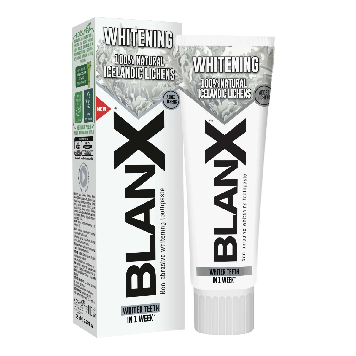 Blanx Advanced Whitening/Бланкс отбеливающая зубная паста, 75 мл
