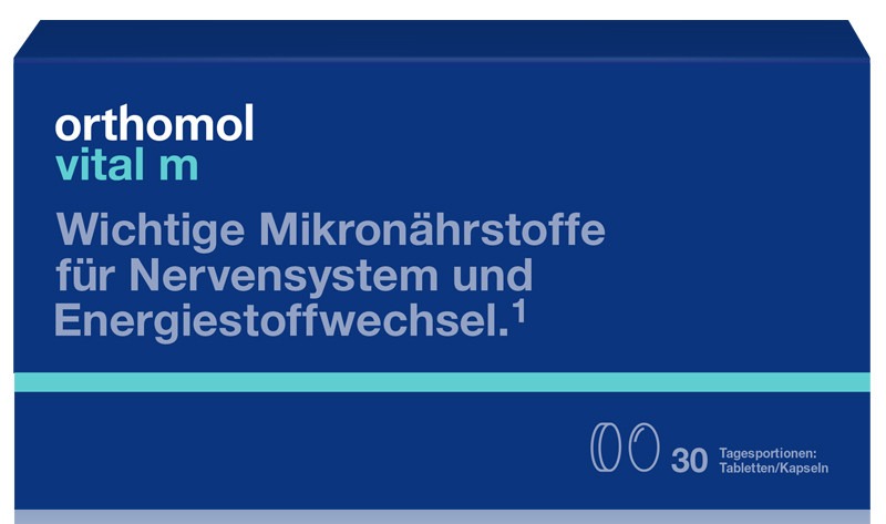

Ортомоль Витал М, таблетки и капсулы на 30 дней, 30 шт.