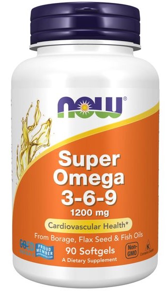 

NOW Супер Омега-3-6-9, капсулы 1200 мг, 90 шт.