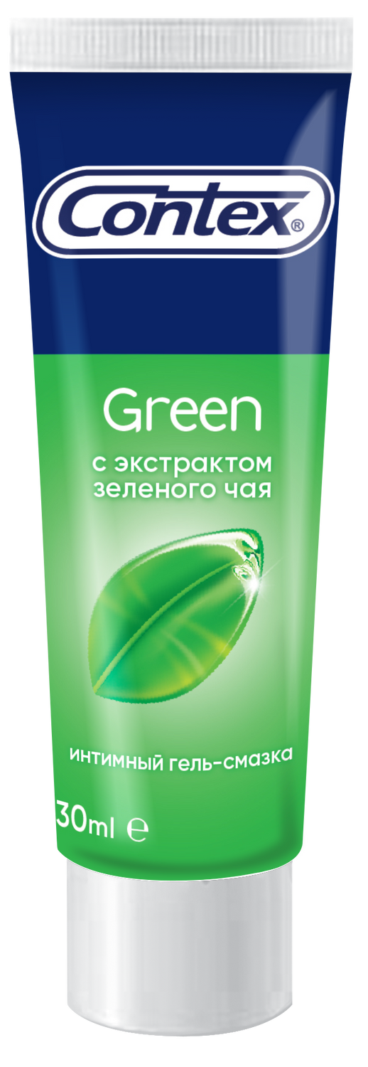 Contex, гель-смазка Green с антиоксидантами, 30 мл гель смазка дюрекс натуралс 100мл