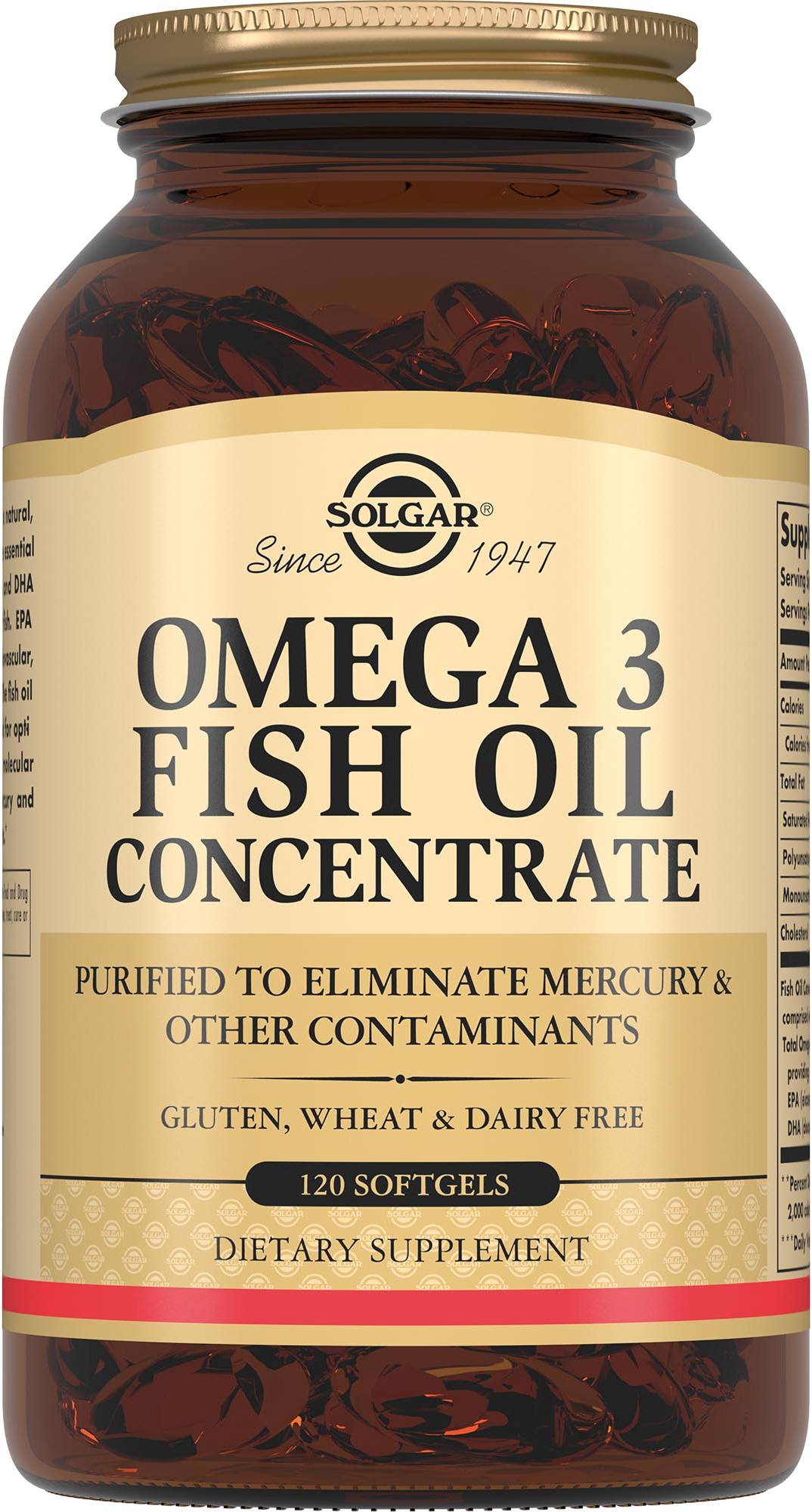 Солгар Концентрат рыбьего жира Омега-3, капсулы, 120 шт. solgar натуральный рыбий жир с оптимальным содержанием омега 3 120 капсул