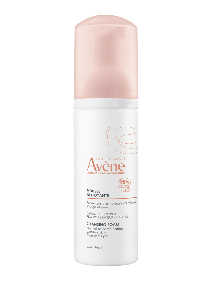 Avene очищающая пенка для лица и области вокруг глаз 150 мл, 1 шт.