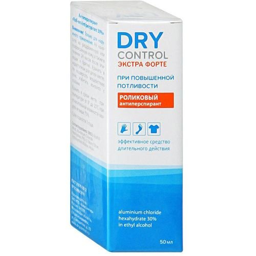 Dry Control Extra Forte антиперспирант роликовый дезодорант 30% 50 мл №1