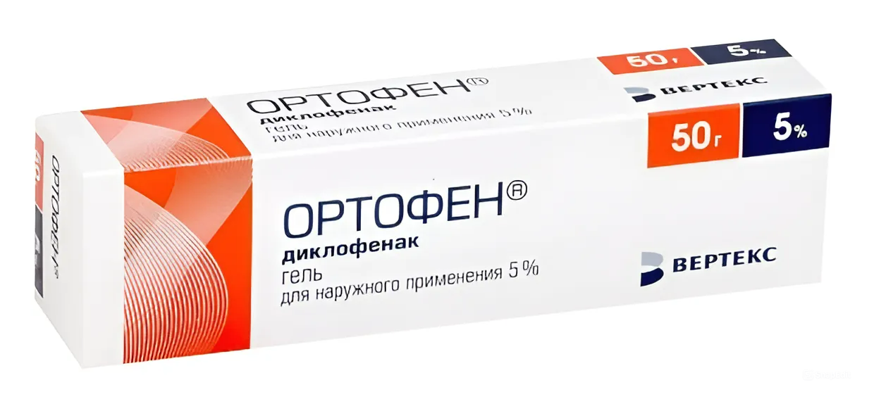 Ортофен, гель 5%, 50 г