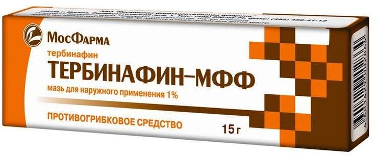 

Тербинафин-МФФ, мазь 1%, 15 г