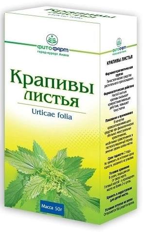 

Крапивы листья, 35 г
