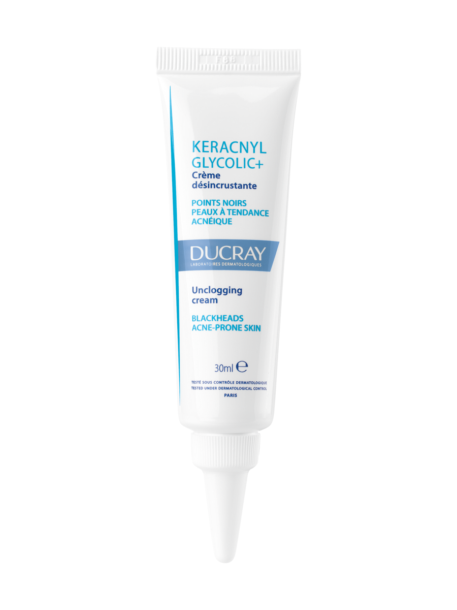 Ducray Keracnyl Glycolic+ крем очищающий матирующий, 30 мл