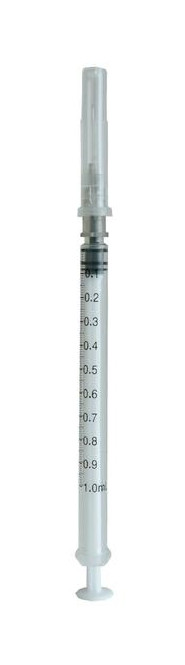 

Шприц одноразовый стерильный трехкомпонентный, шприц