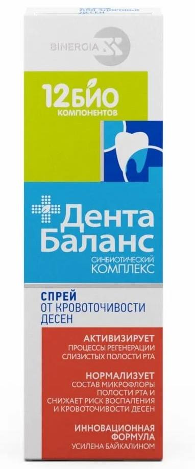 

ДентаБаланс, спрей от кровоточивости десен, 40 мл