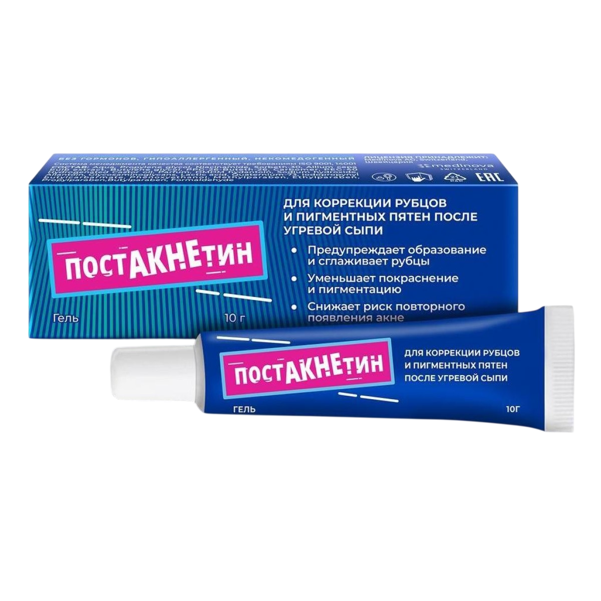 Постакнетин, гель 10 г