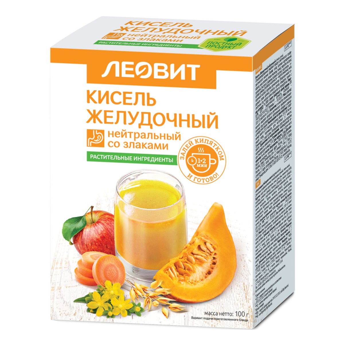 Леовит, кисель диетический желудочный 20 г, 5 шт.