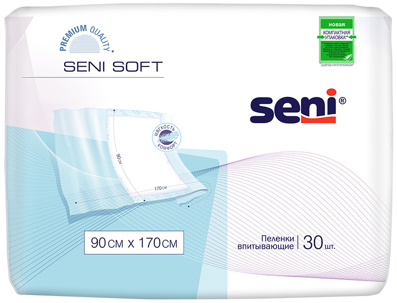 

Пеленки Seni Soft 90 x 170, 30 шт.