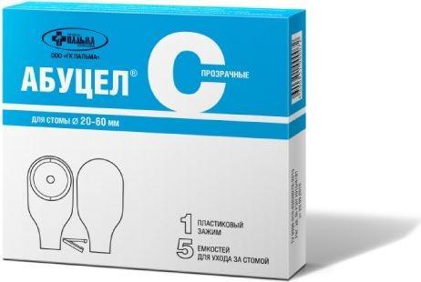 

Калоприемник Абуцел-С (однокомпонентный до 60 мм), 5 шт.