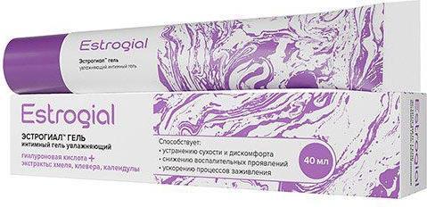 Эстрогиал, гель увлажняющий для интимной гигиены, 40 мл body natur мягкое средство для интимной гигиены для ежедневного применения