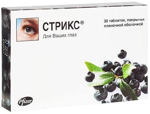 

Стрикс, таблетки покрыт. плен. об., 30 шт.