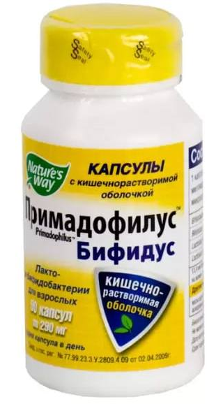 

Примадофилус Бифидус, капсулы, 90 шт.