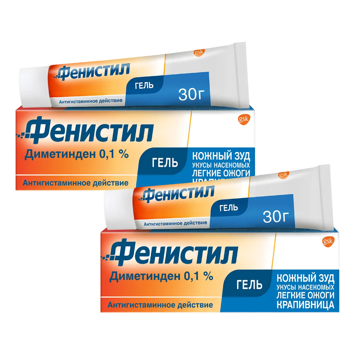 

Набор 2уп Фенистил Гель диметинден 0.1% 30г