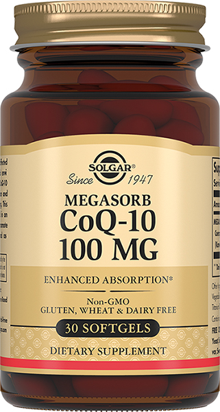 Солгар Коэнзим Q10, капсулы 100 мг, 30 шт. коэнзим q10 антиоксидант ultrasupps ультрасаппс капсулы мягкие 100мг 30шт