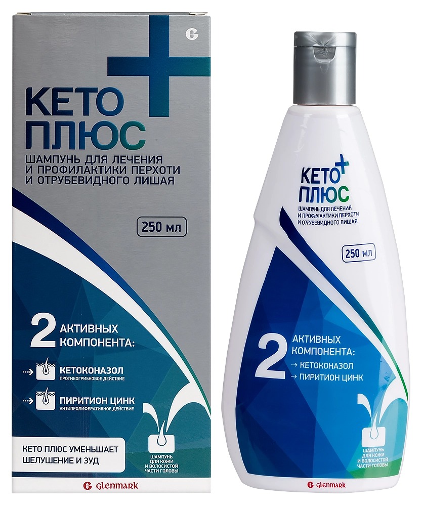 

Кето Плюс, шампунь 250 мл
