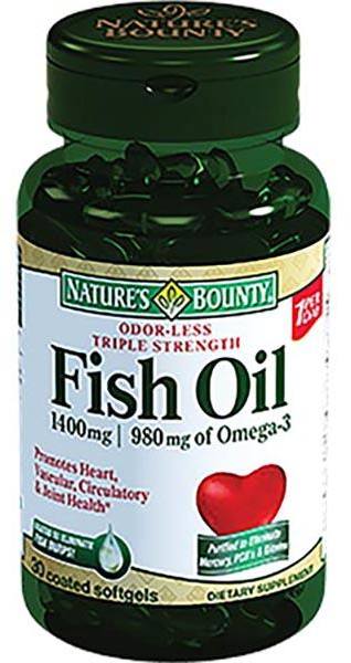 

Nature'S Bounty Омега-3, капсулы 980 мг, 30 шт.