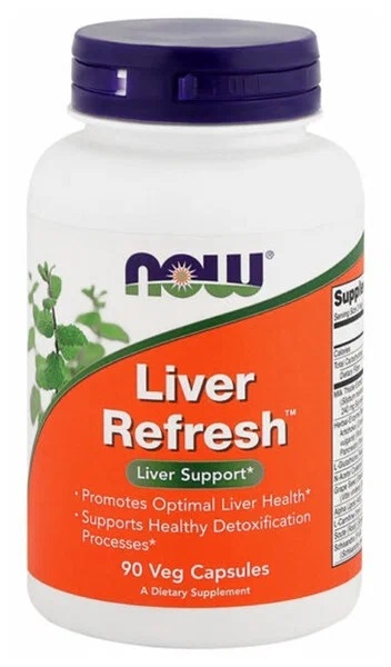 

NOW Ливерол Рефреш, капсулы 825 мг, 90 шт.