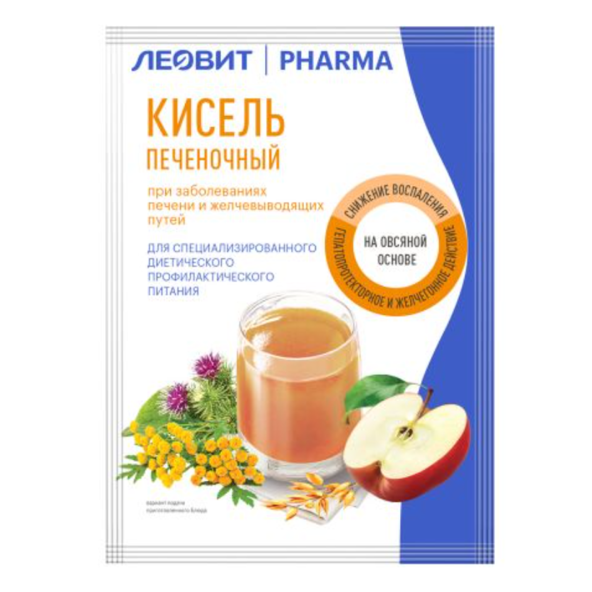 Леовит Pharma Кисель Печеночный, пакетик, 20 г