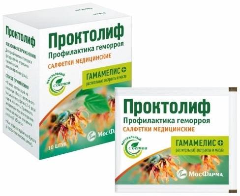 Проктолиф салфетки медиц х10 114₽